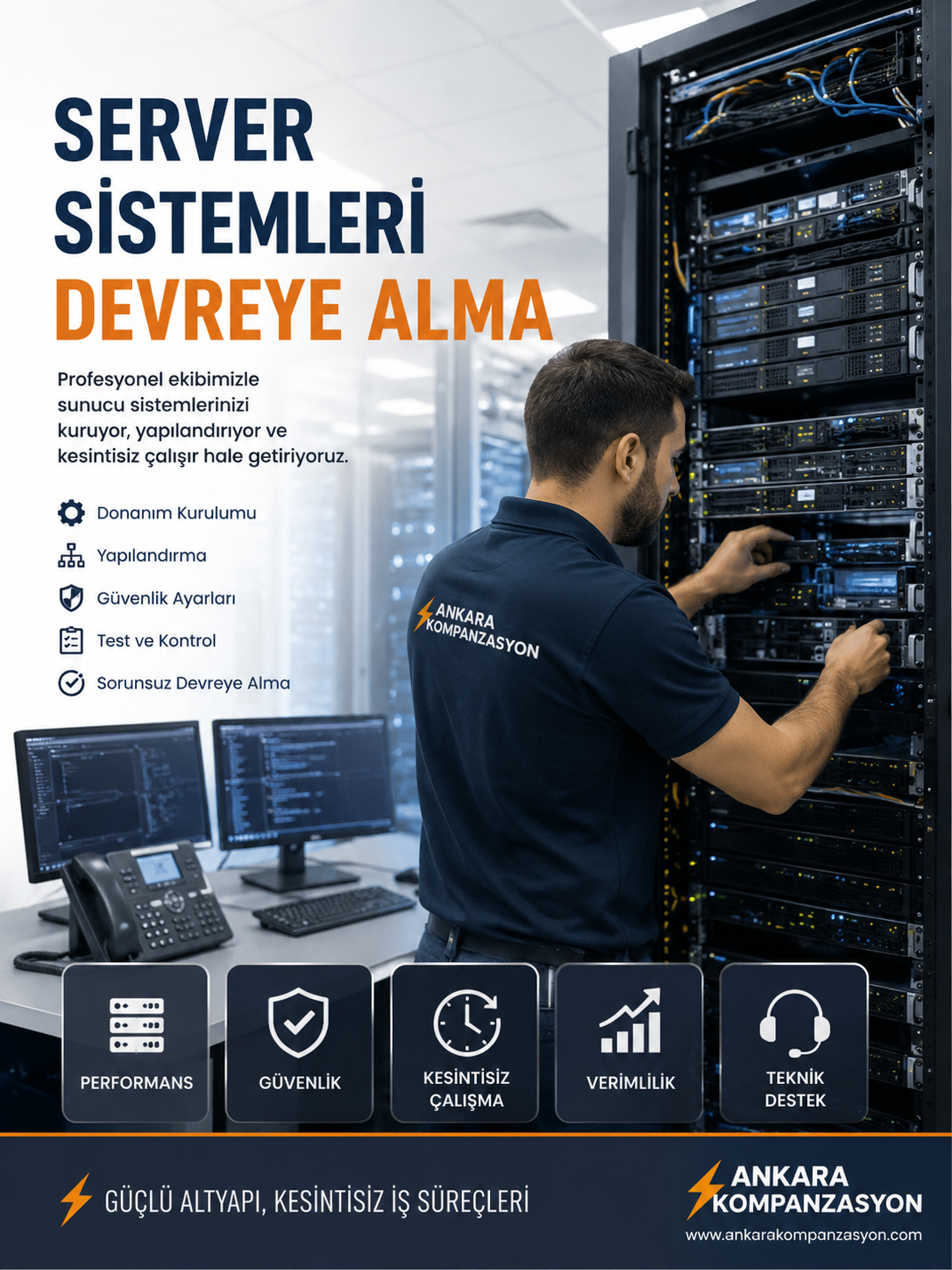 SERVER SİSTEMLERİ DEVREYE ALMA